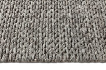 Alfombra de lana Braided gris natural - 170x240 cm - Scandi Living