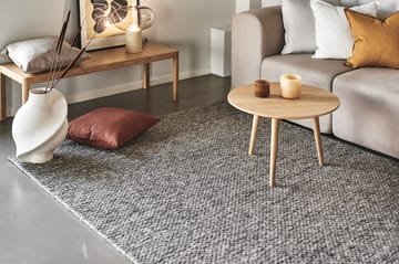 Alfombra de lana Braided gris natural - 170x240 cm - Scandi Living