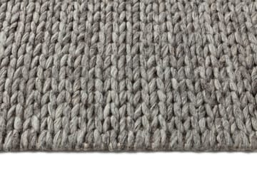 Alfombra de lana Braided gris natural - 200x300 cm - Scandi Living