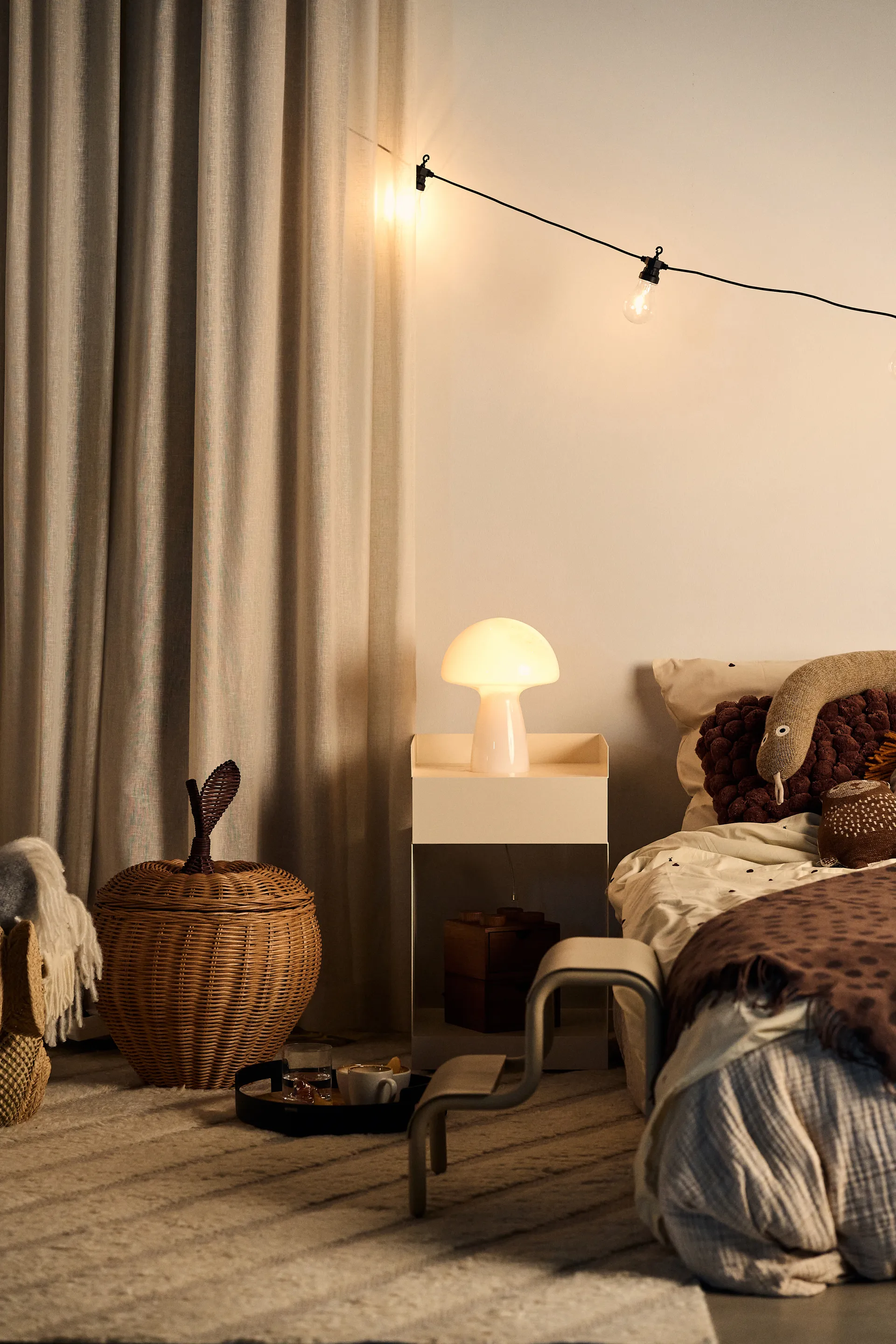 Alfombra de lana Cozy line blanco natural, 170x240 cm Scandi Living