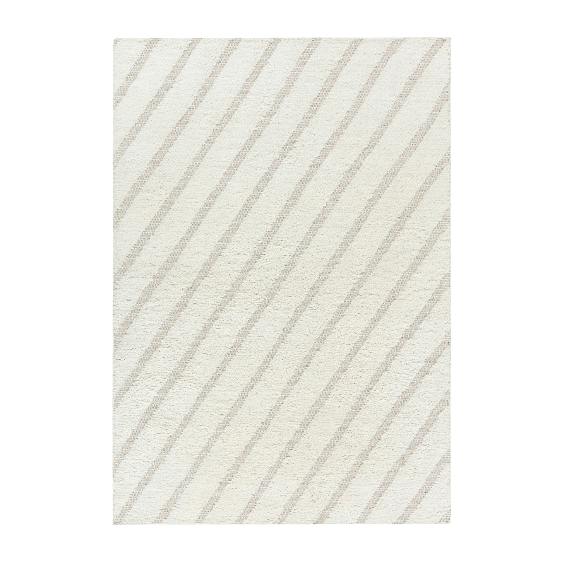 Alfombra de lana Cozy line blanco natural, 200x300 cm Scandi Living