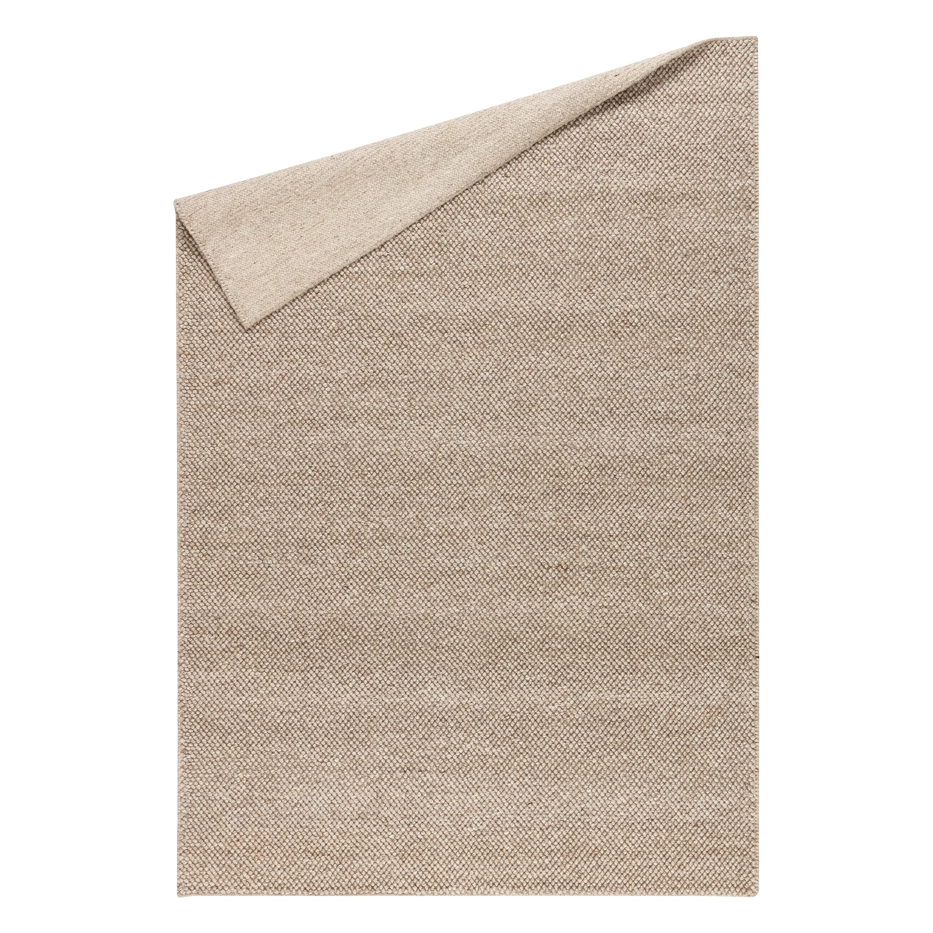 Alfombra de lana Flock beige, 170x240 cm Scandi Living