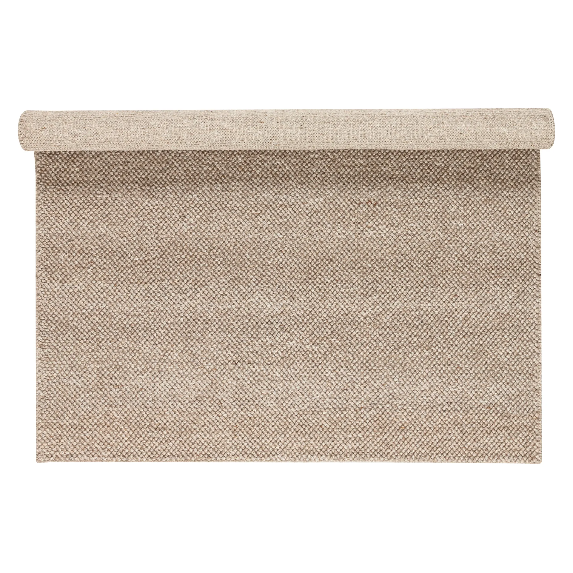 Alfombra de lana Flock beige, 170x240 cm Scandi Living