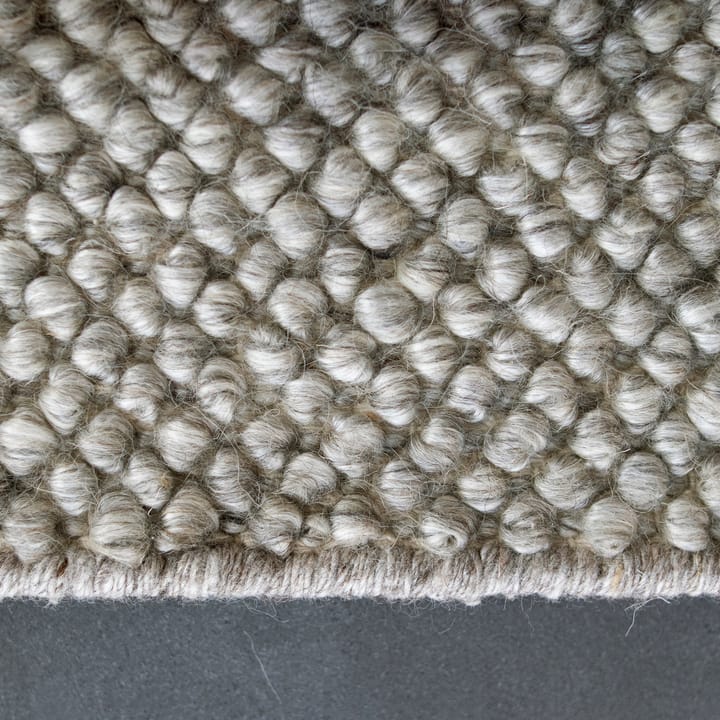 Alfombra de lana Flock gris natural - 170x240 cm - Scandi Living