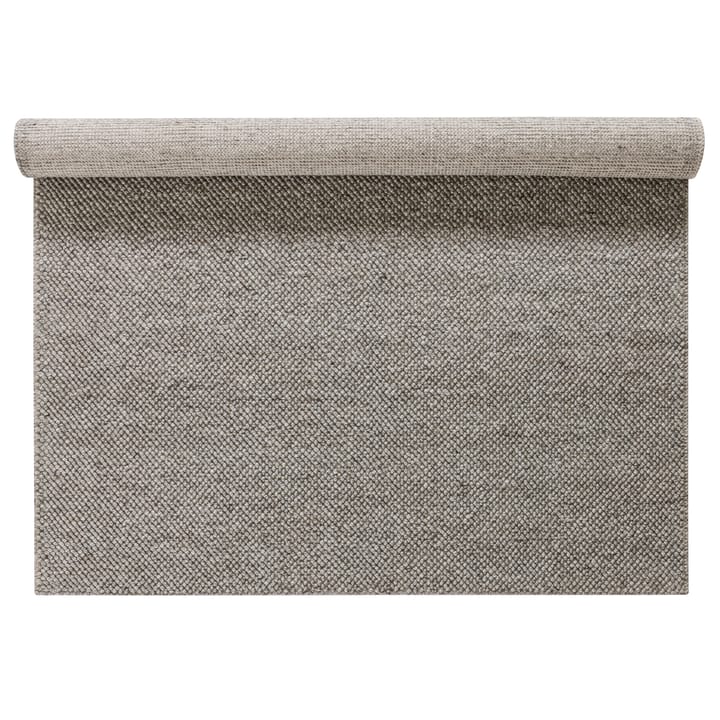 Alfombra de lana Flock gris natural - 170x240 cm - Scandi Living