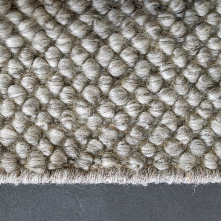 Alfombra de lana Flock gris natural, 170x240 cm Scandi Living