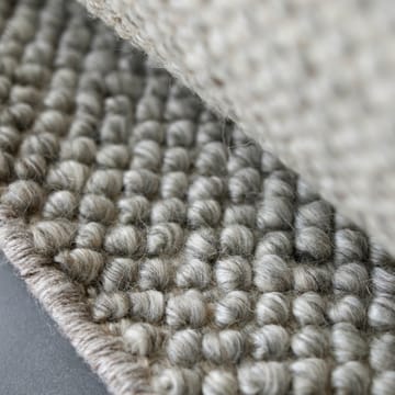 Alfombra de lana Flock gris natural - 170x240 cm - Scandi Living