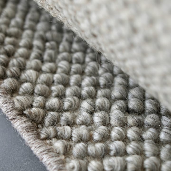 Alfombra de lana Flock gris natural, 170x240 cm Scandi Living