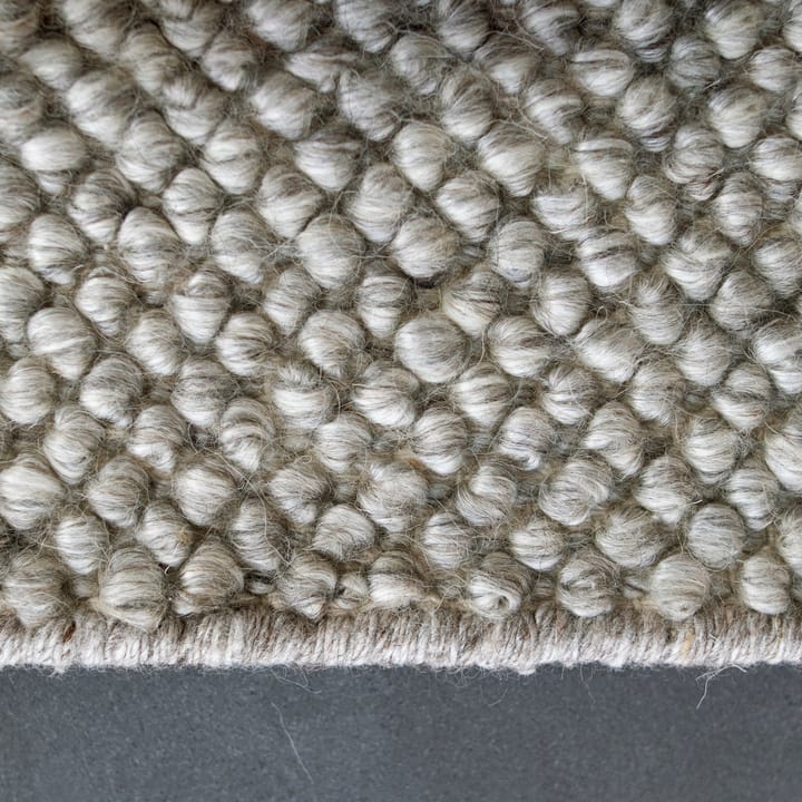 Alfombra de lana Flock gris natural - 200x300 cm - Scandi Living