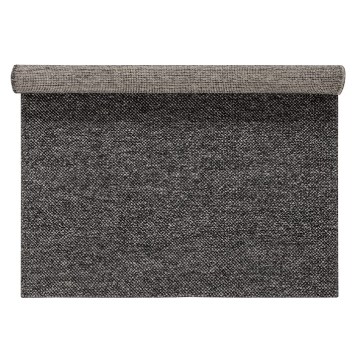 Alfombra de lana Flock gris oscuro - 170x240 cm - Scandi Living