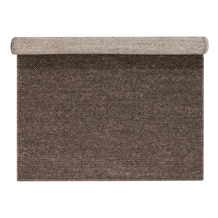 Alfombra de lana Flock marrón natural, 200x300 cm Scandi Living