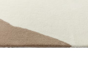 Alfombra de lana Flow blanco-beige - 200x300 cm - Scandi Living