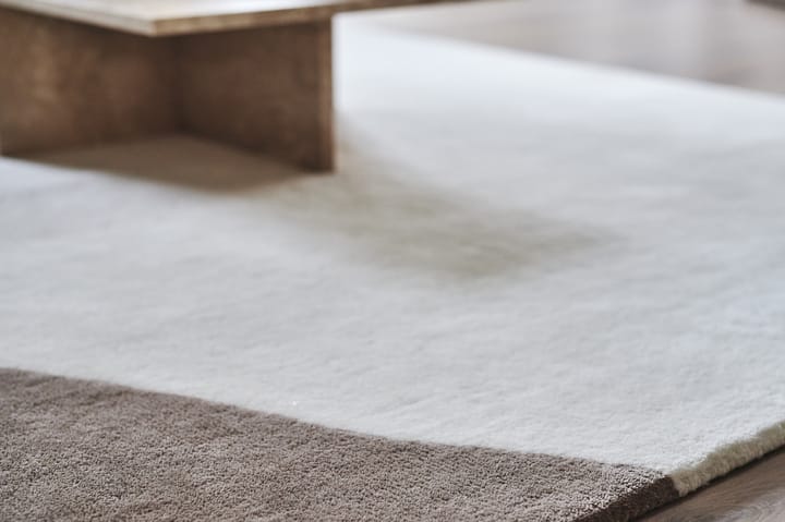 Alfombra de lana Flow blanco-beige, 200x300 cm Scandi Living
