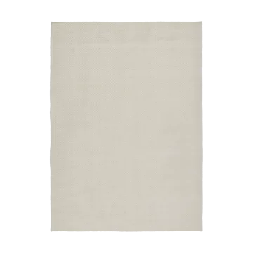 Alfombra de lana Furrow blanco natural - 200x300 cm - Scandi Living