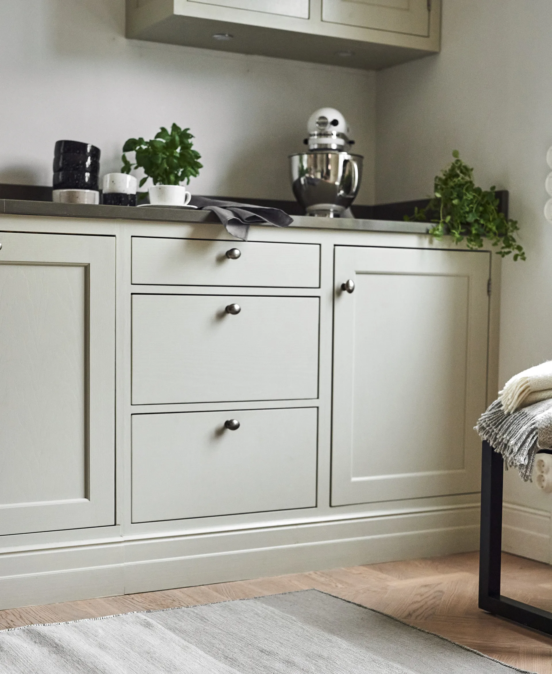 Alfombra de lana Granite gris claro, 170 x 240 cm Scandi Living