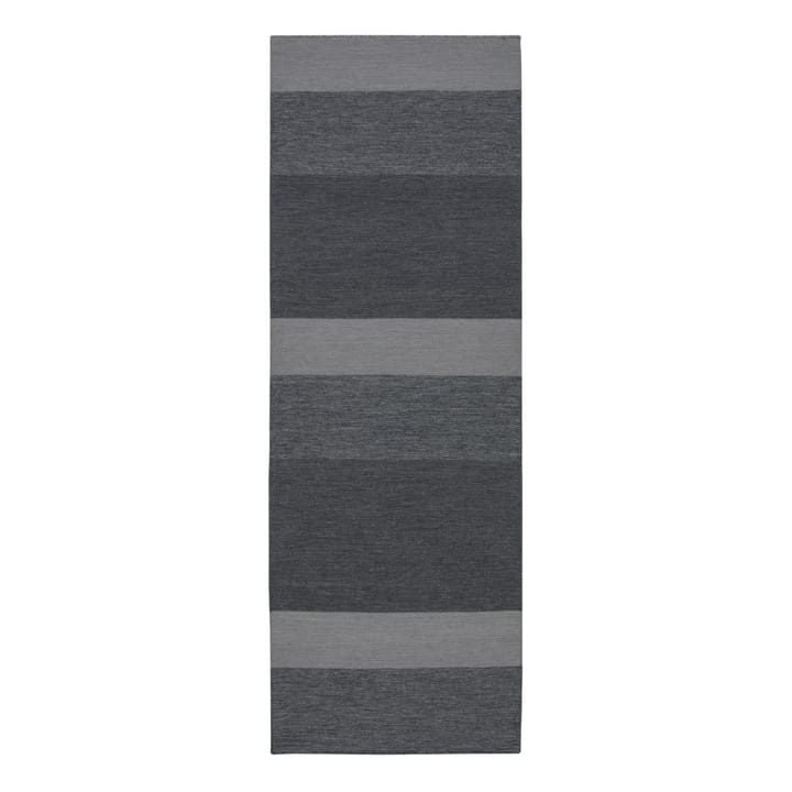 Alfombra de lana Granite gris oscuro - 80 x 240 cm - Scandi Living