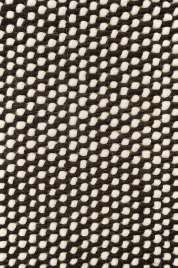 Alfombra de lana Hill blanco/marrón - 170x240 cm - Scandi Living
