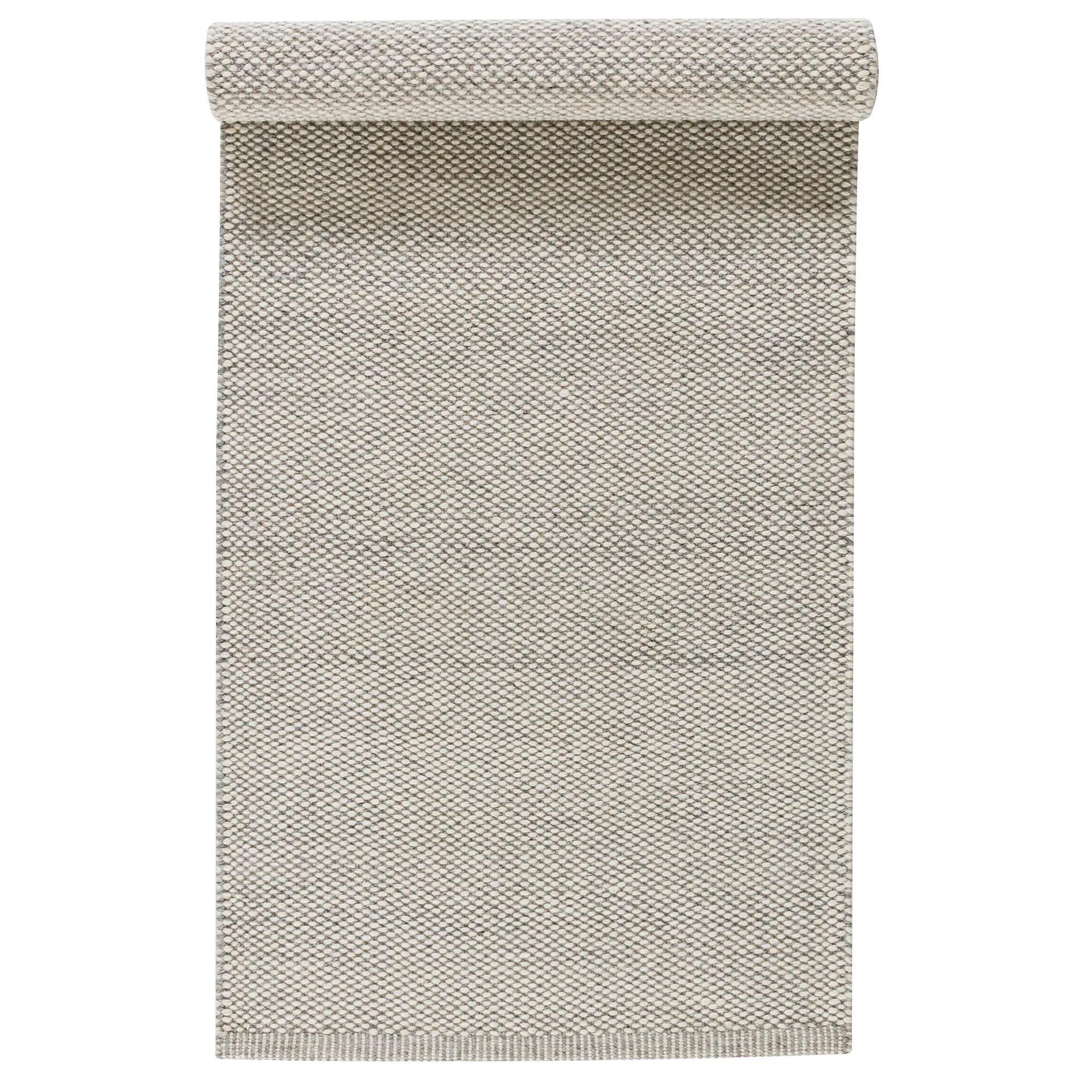 Alfombra de lana Lea blanco natural, 80x240 cm Scandi Living