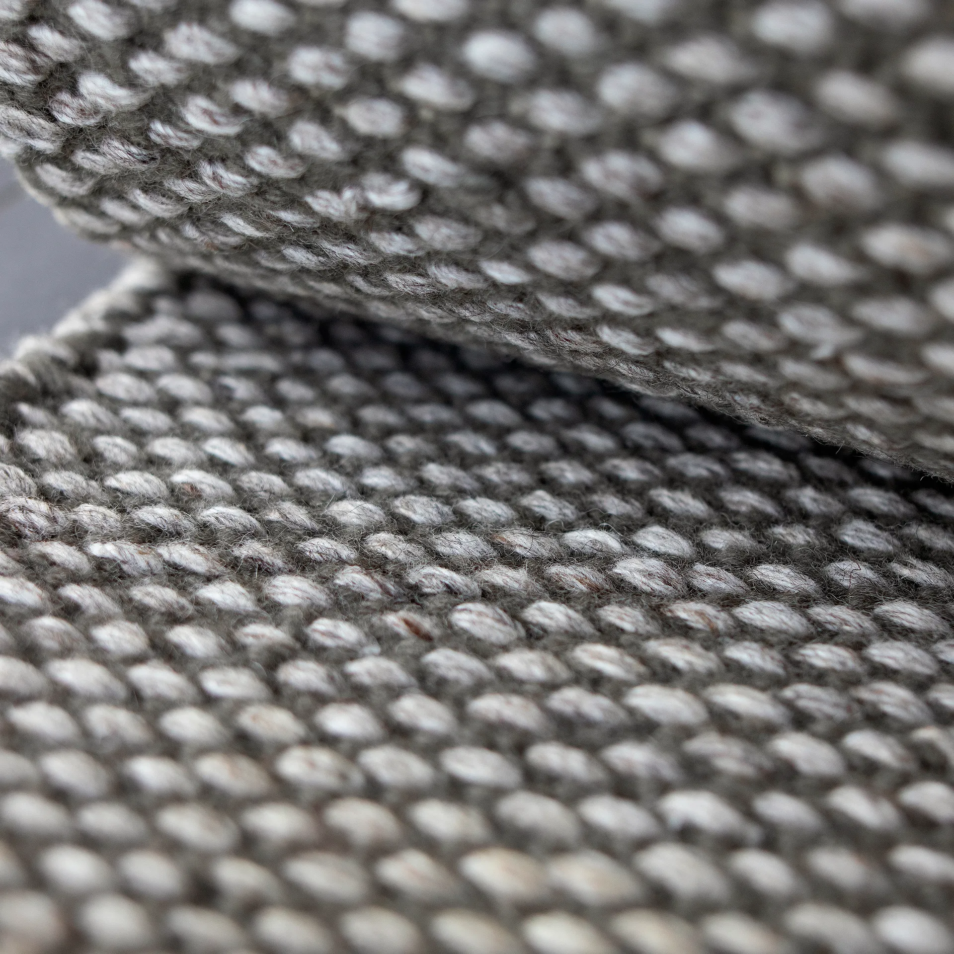 Alfombra de lana Lea gris natural, 170x240 cm Scandi Living