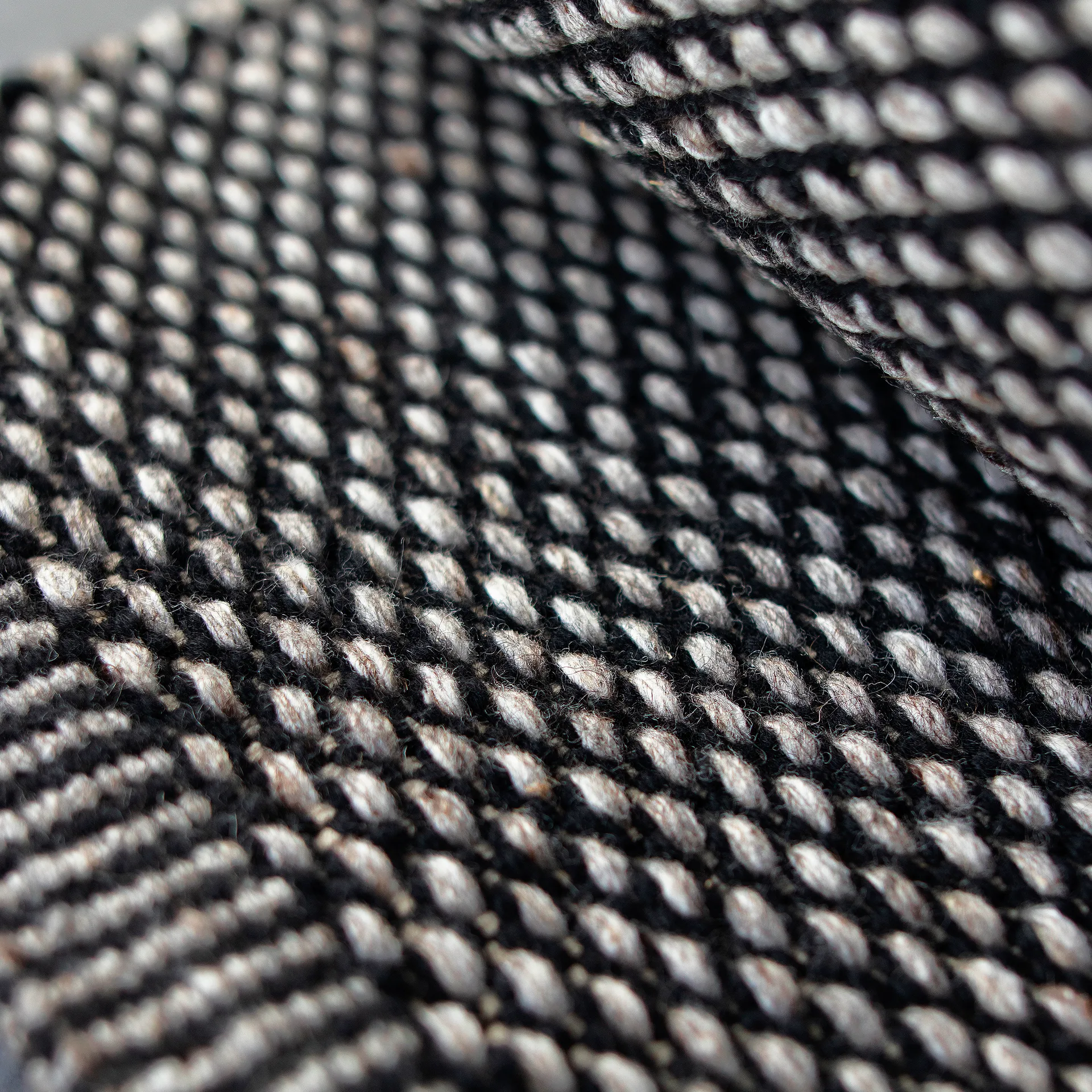 Alfombra de lana Lea negro, 170x240 cm Scandi Living