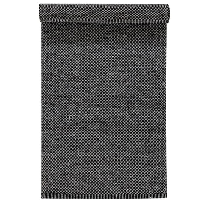 Alfombra de lana Lea negro - 80x240 cm - Scandi Living