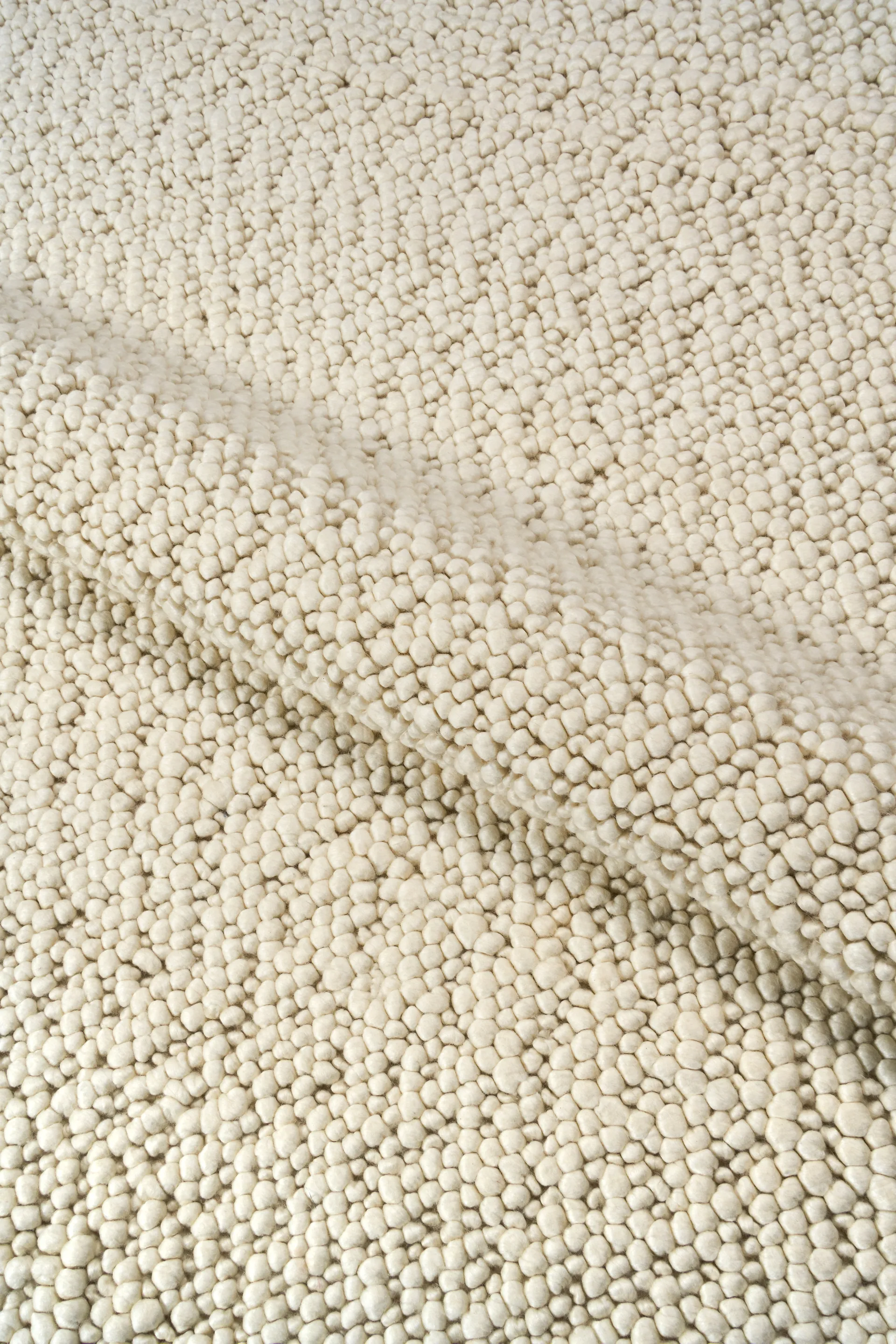 Alfombra de lana Mire blanco natural, 170x240 cm Scandi Living