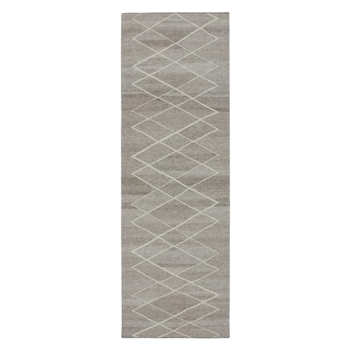 Alfombra de lana Peak crema - 80 x 240 cm - Scandi Living