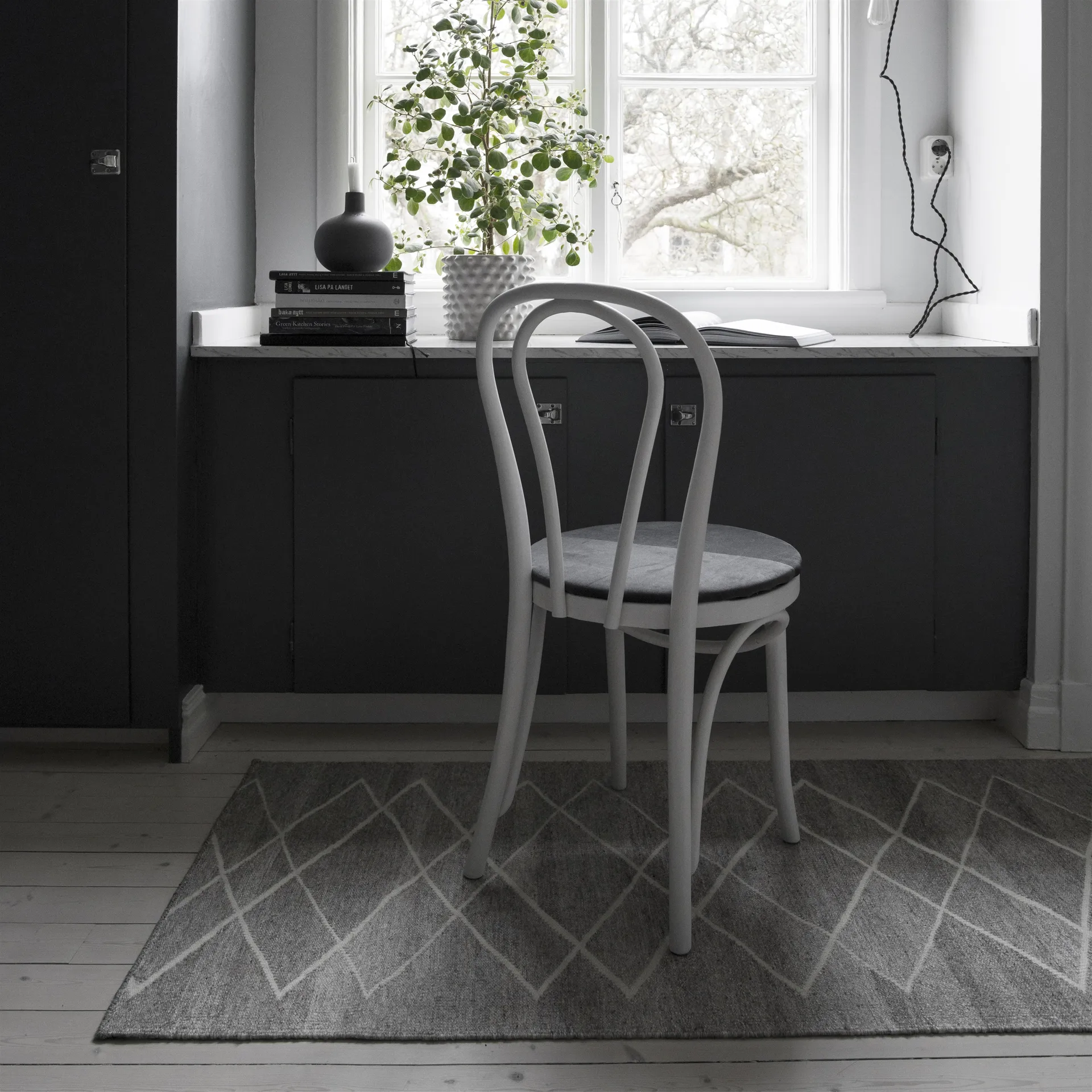 Alfombra de lana Peak crema, 80 x 240 cm Scandi Living