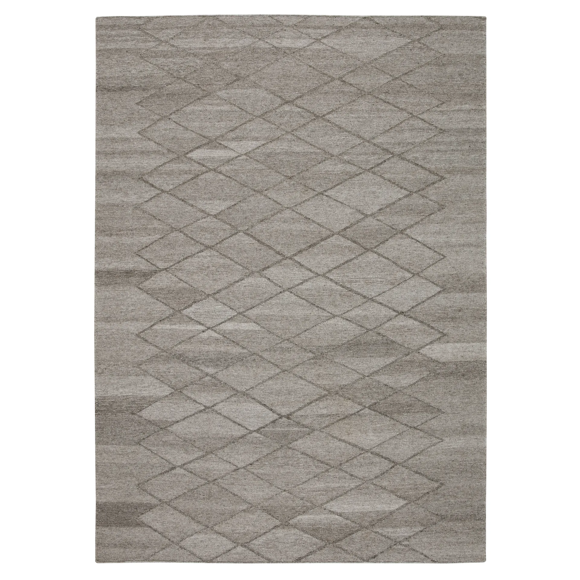 Alfombra de lana Peak gris natural, 170 x 240 cm Scandi Living