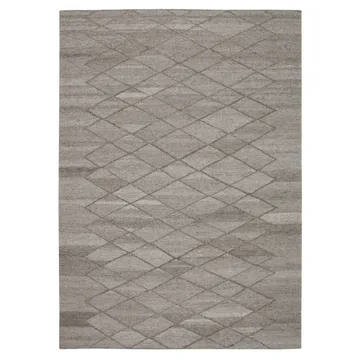 Alfombra de lana Peak gris natural - 170 x 240 cm - Scandi Living