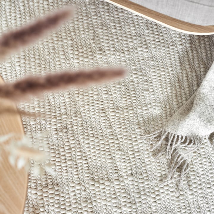 Alfombra de lana Pebble blanco, 170x240 cm Scandi Living