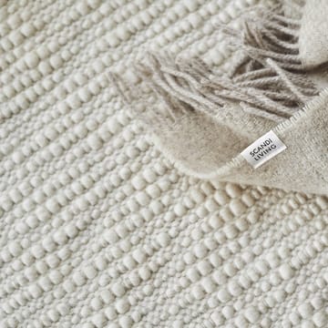 Alfombra de lana Pebble blanco - 170x240 cm - Scandi Living