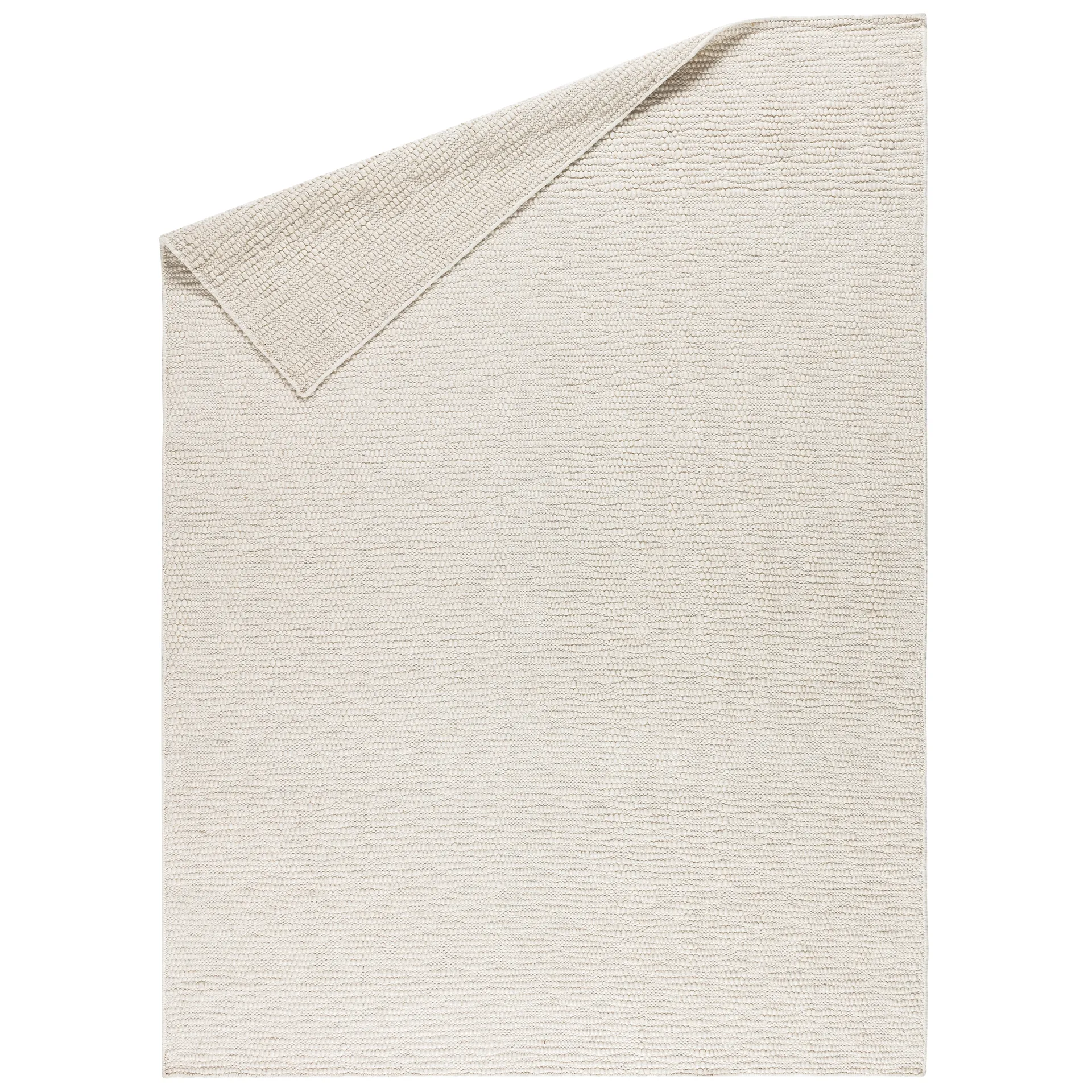 Alfombra de lana Pebble blanco, 200x300 cm Scandi Living