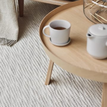 Alfombra de lana Pebble blanco - 80x240 cm - Scandi Living