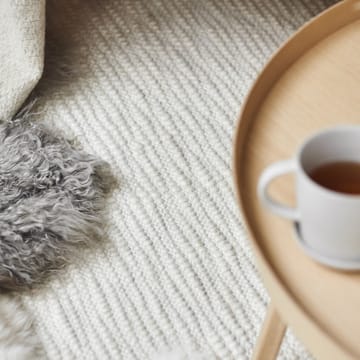 Alfombra de lana Pebble blanco - 80x240 cm - Scandi Living