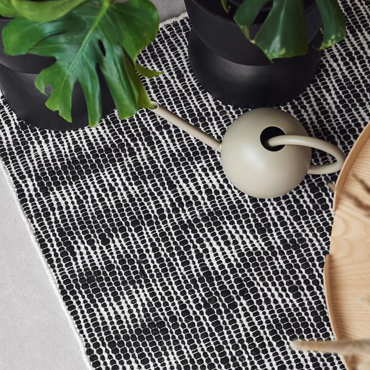 Alfombra de lana Pebble negro, 200x300 cm Scandi Living