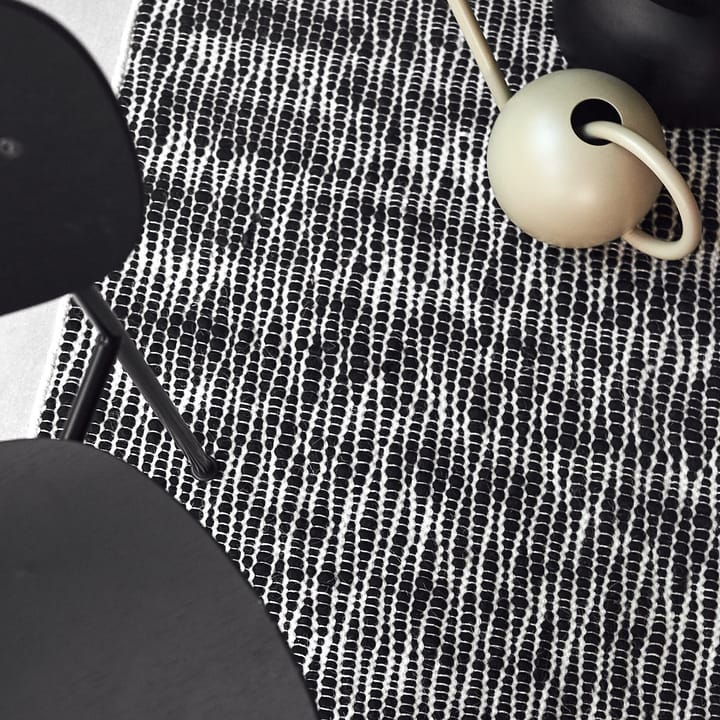 Alfombra de lana Pebble negro - 200x300 cm - Scandi Living