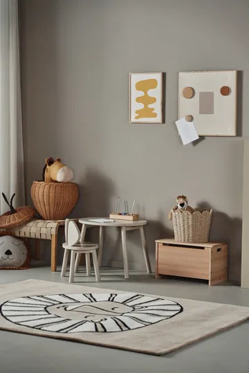 Alfombra de lana Roar 170x240 cm - Sand - Scandi Living