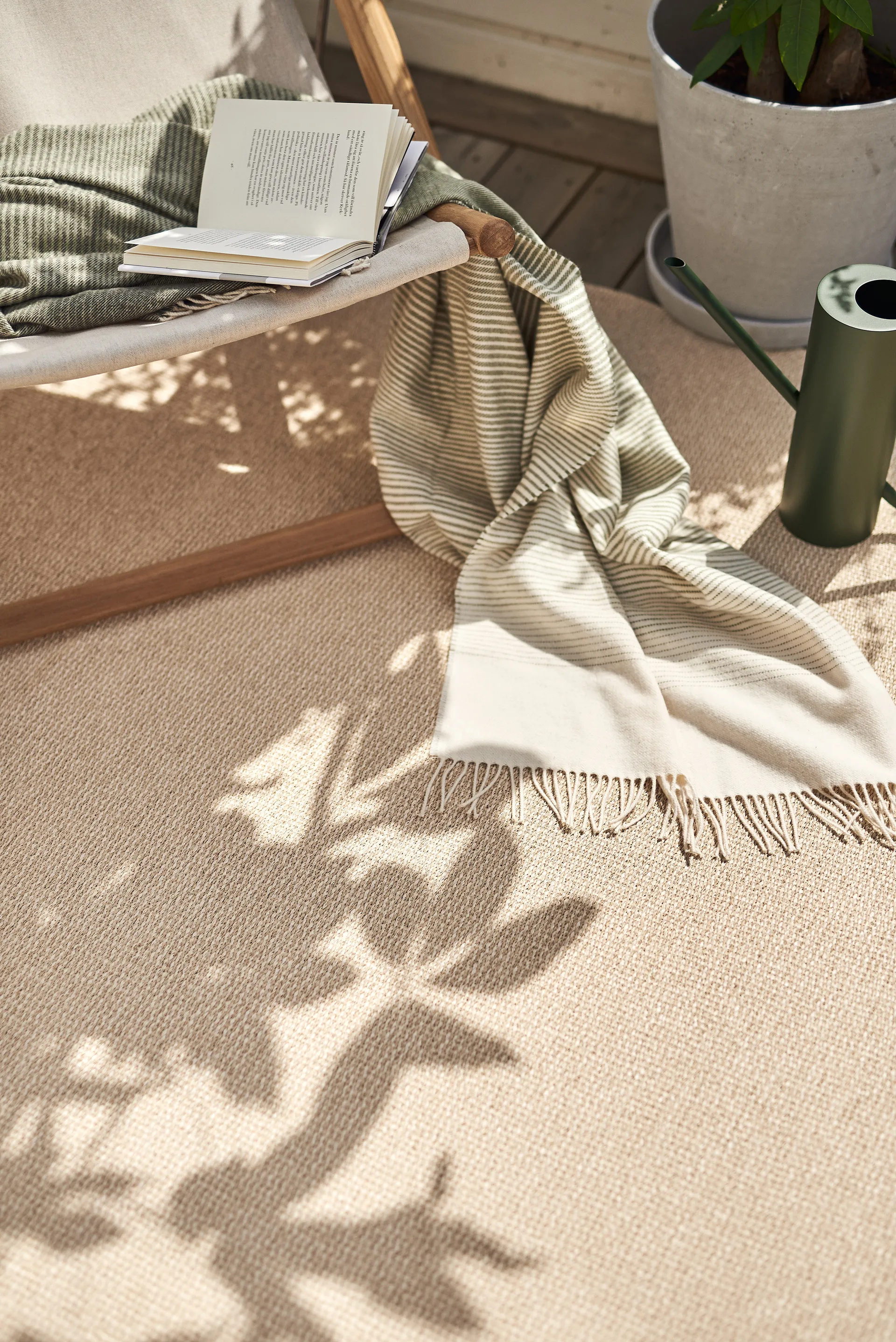 Alfombra de plástico Mellow beige, 150x220cm Scandi Living