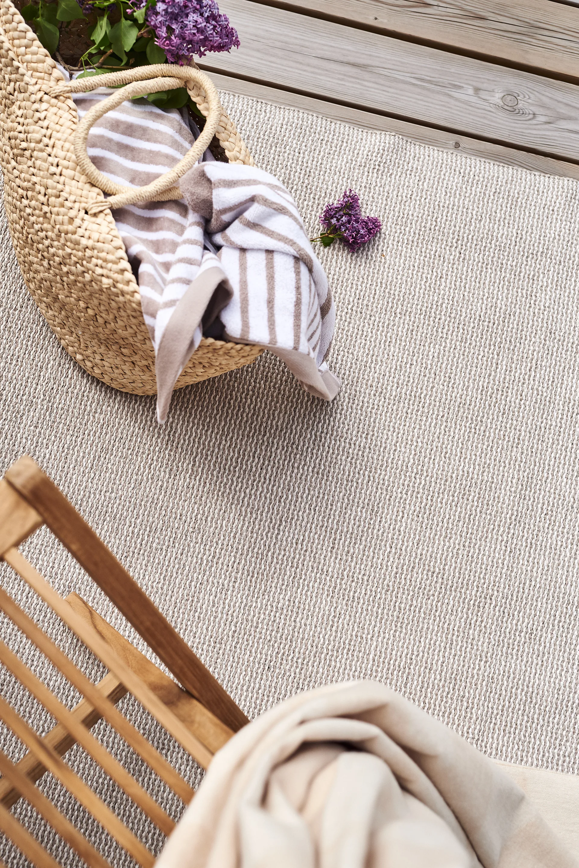 Alfombra de plástico Mellow greige, 150x220cm Scandi Living