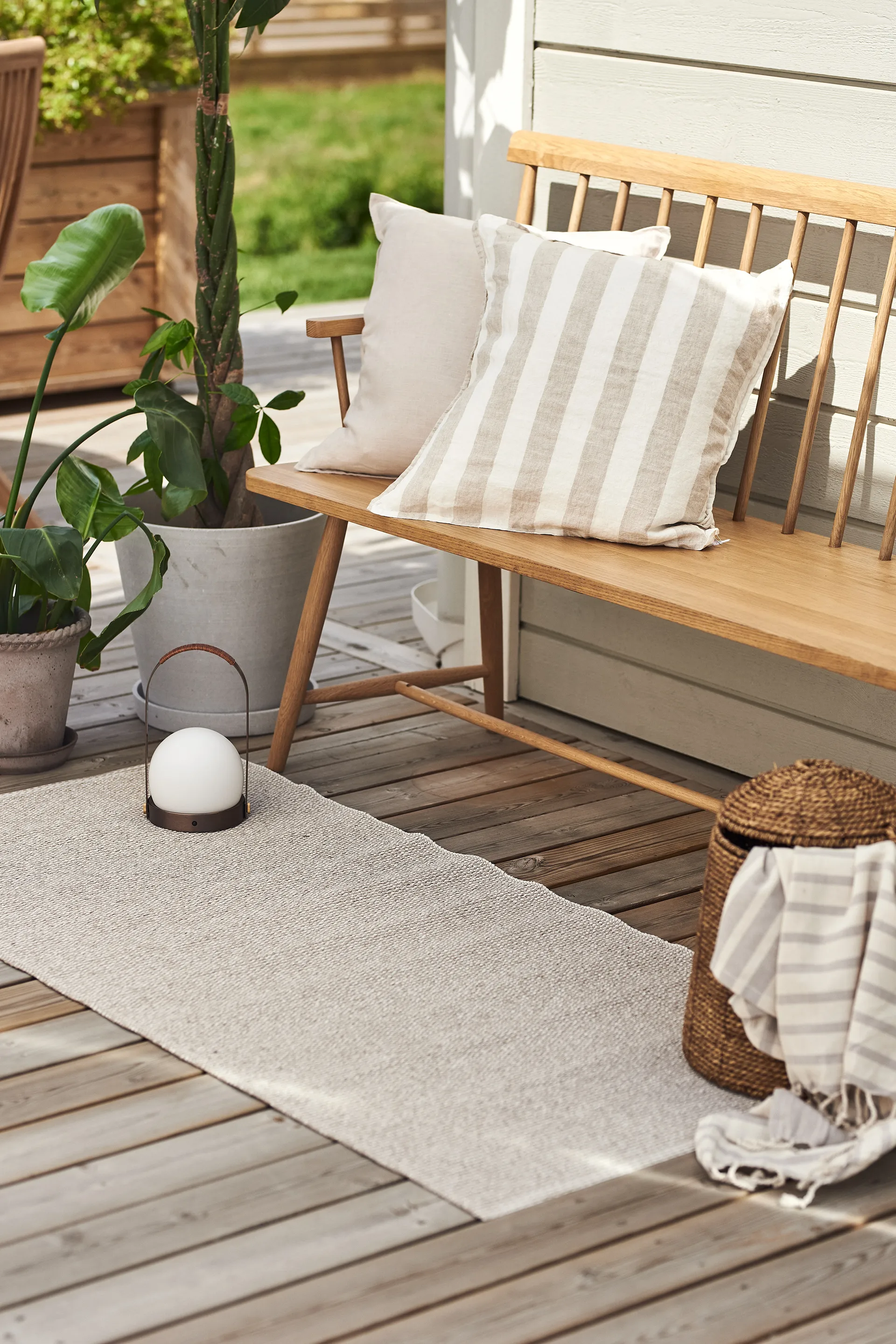 Alfombra de plástico Mellow greige, 70x250cm Scandi Living