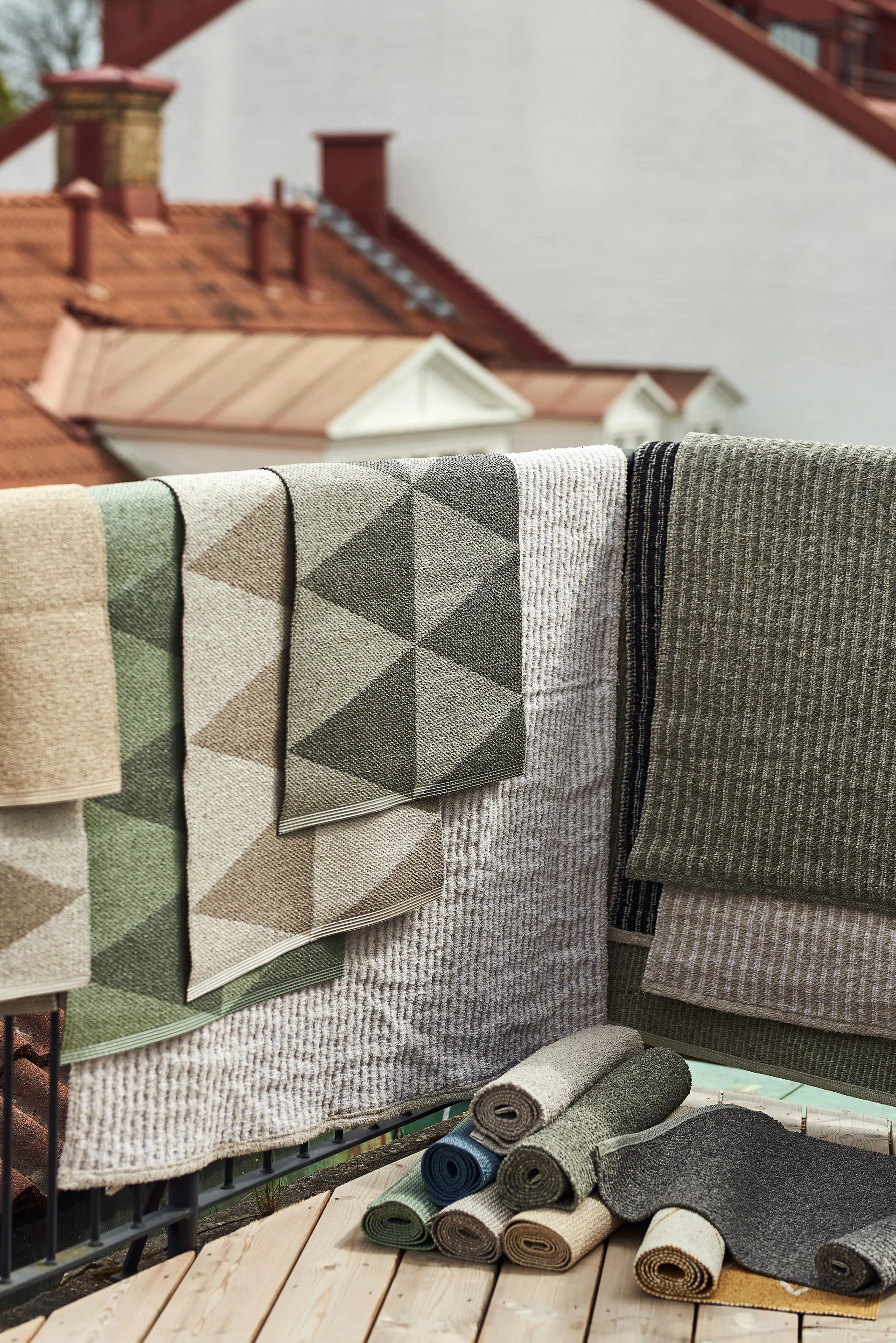 Alfombra de plástico Mellow greige, 70x250cm Scandi Living