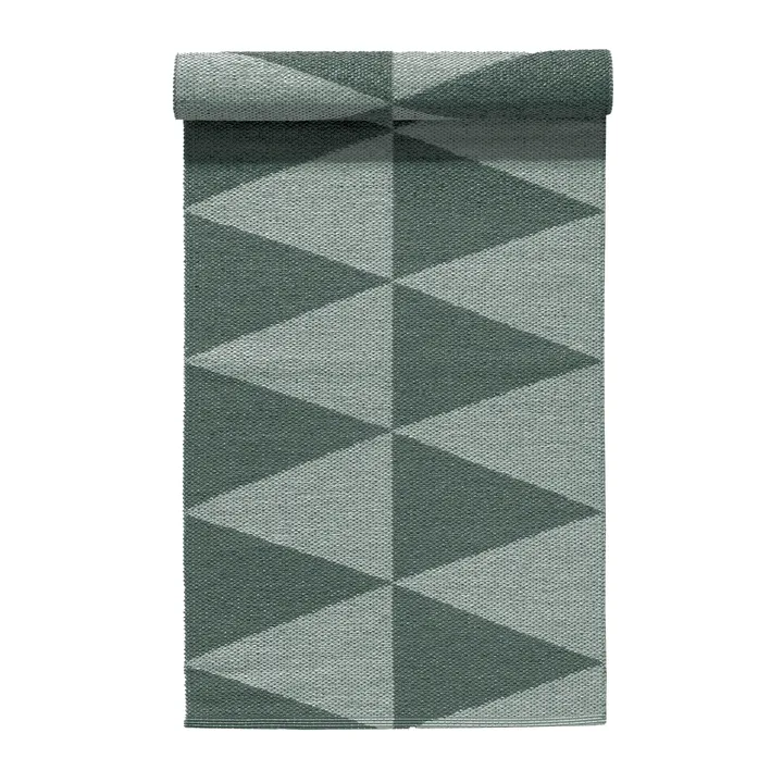Alfombra de plástico Rime verde - 70x200cm - Scandi Living