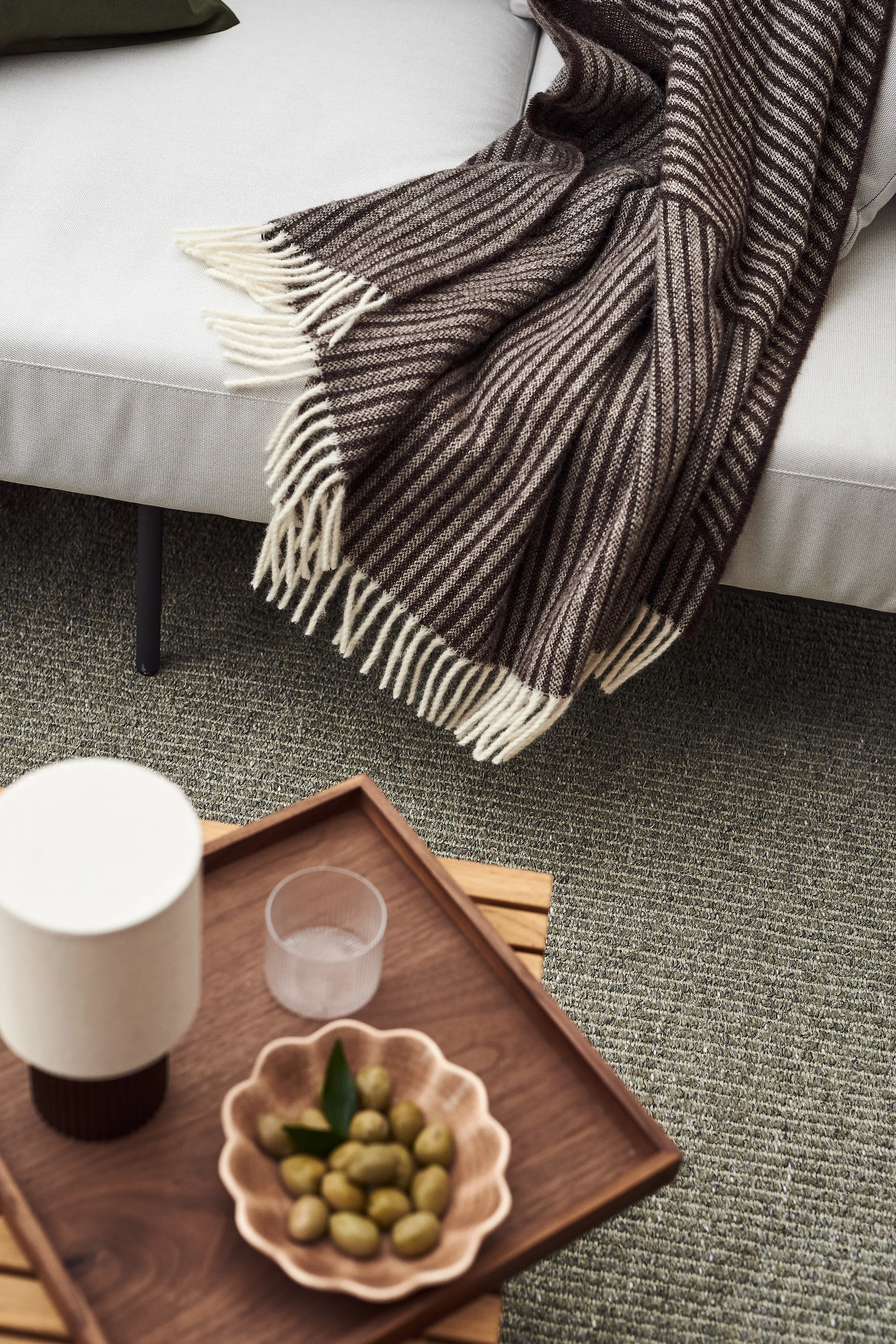 Alfombra Fallow dusty green, 150x220cm Scandi Living