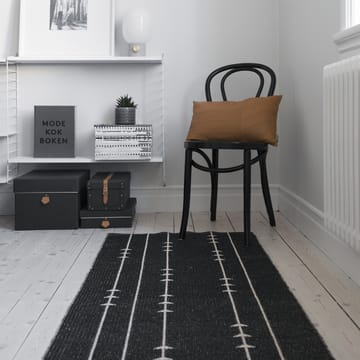 Alfombra Fir nude-black - 70 x 250 cm - Scandi Living