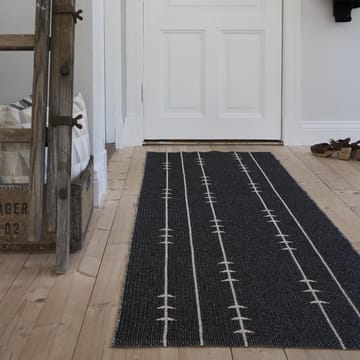 Alfombra Fir nude-black - 70 x 250 cm - Scandi Living