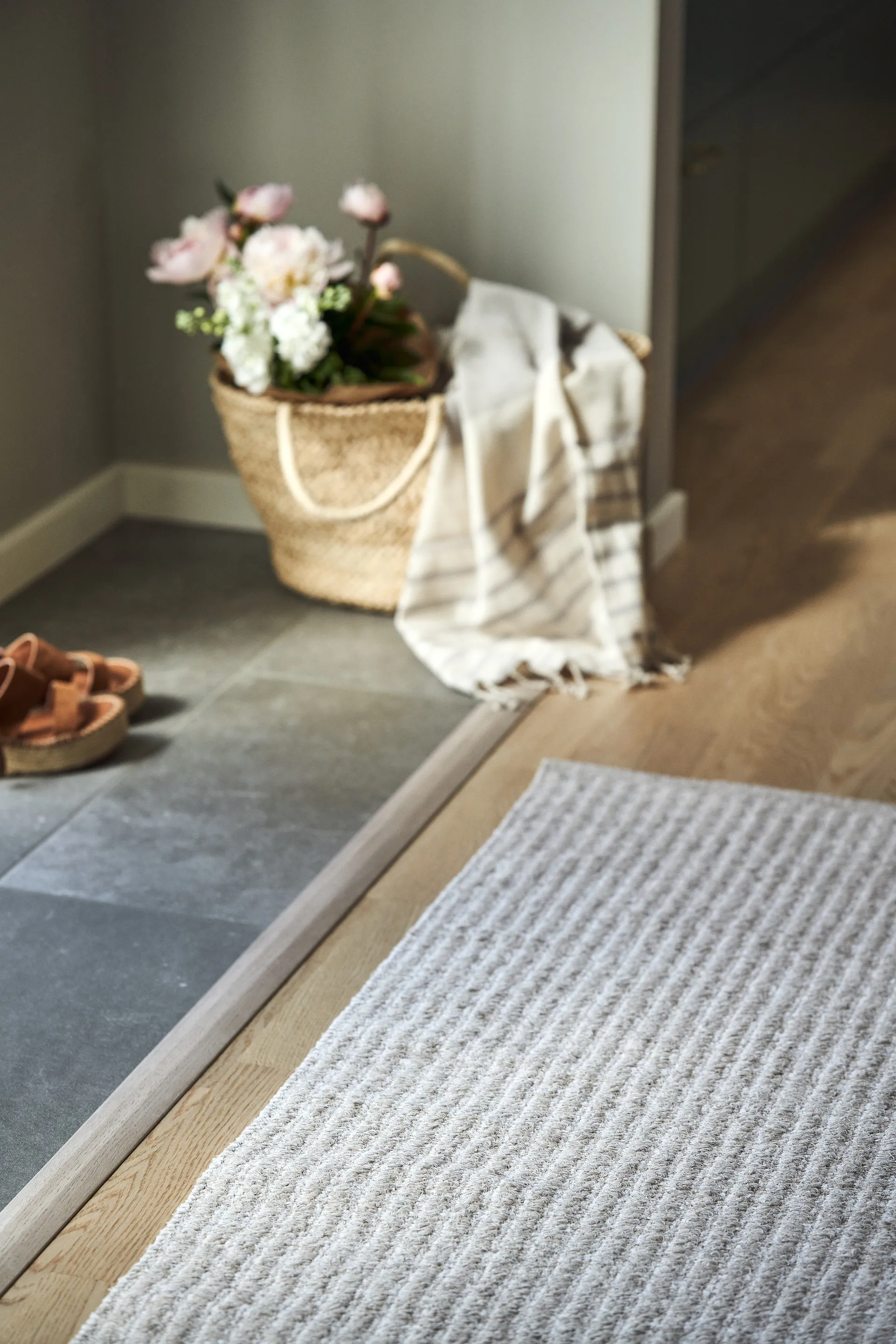 Alfombra Harvest beige, 70x150cm Scandi Living