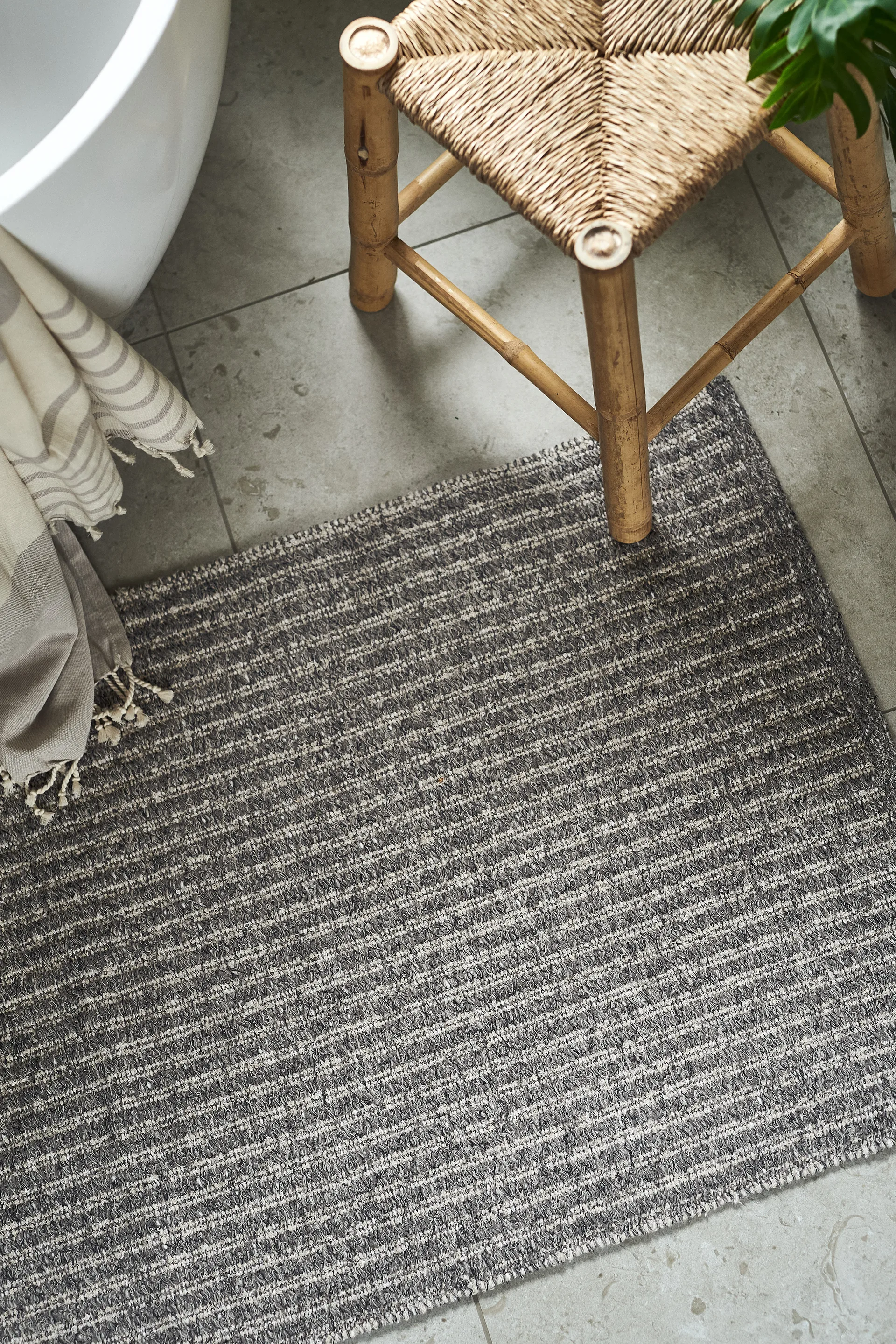 Alfombra Harvest gris oscuro, 70x250cm Scandi Living