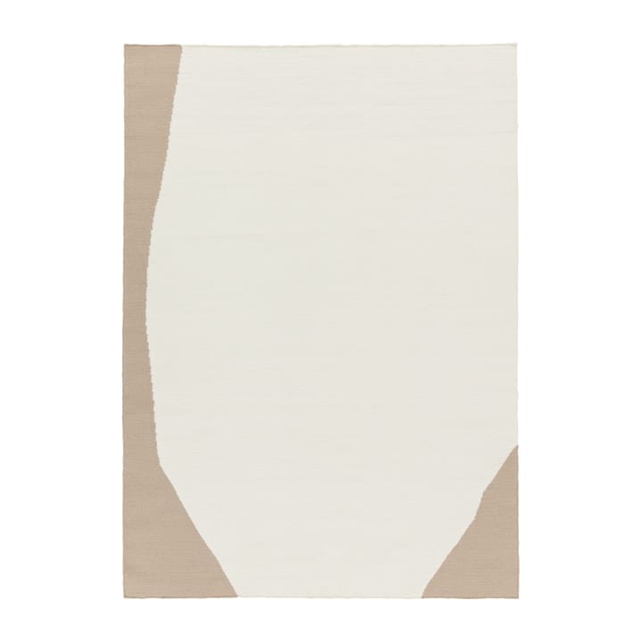 Alfombra kelim Flow blanco-beige, 170x240 cm Scandi Living