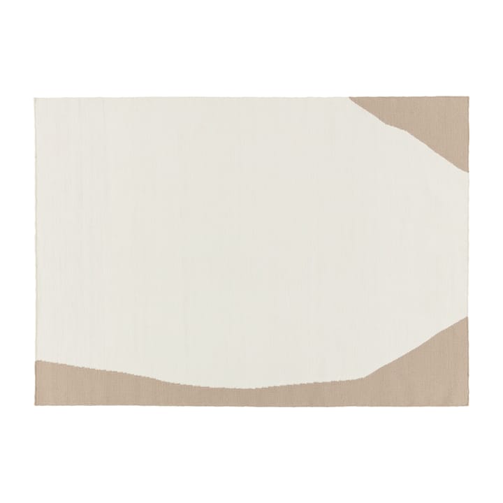 Alfombra kelim Flow blanco-beige - 170x240 cm - Scandi Living
